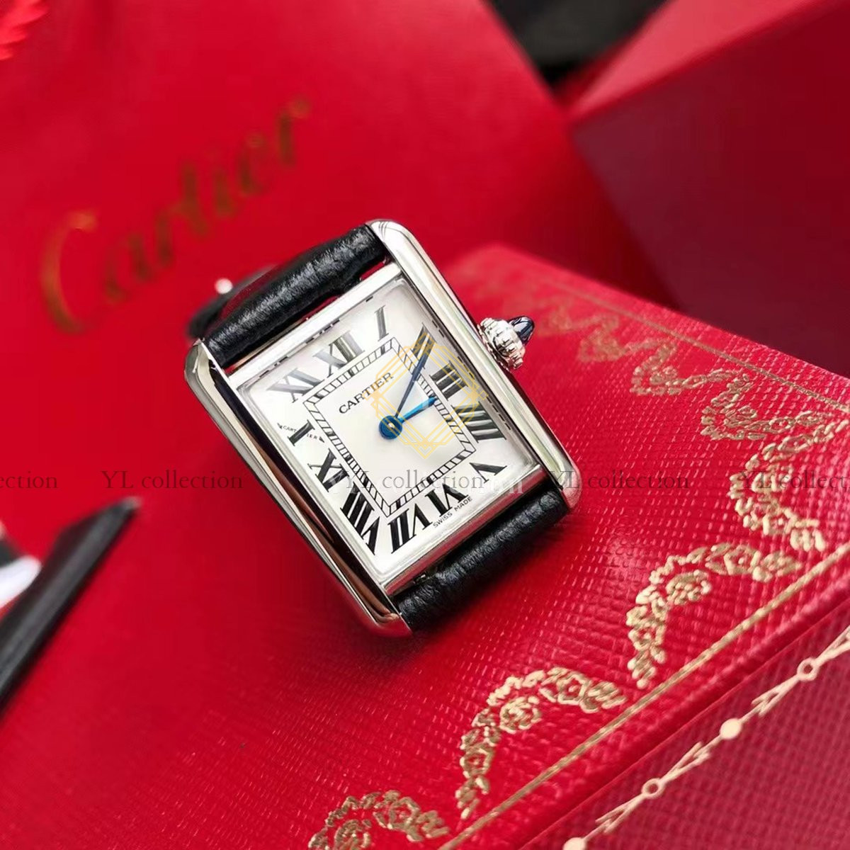 까르띠에 탱크 머스트 시계 (라지, 스몰)