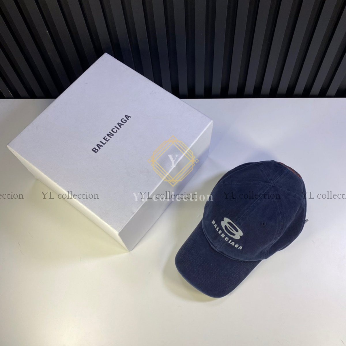 발렌시아가 유니티 로고 볼캡 모자