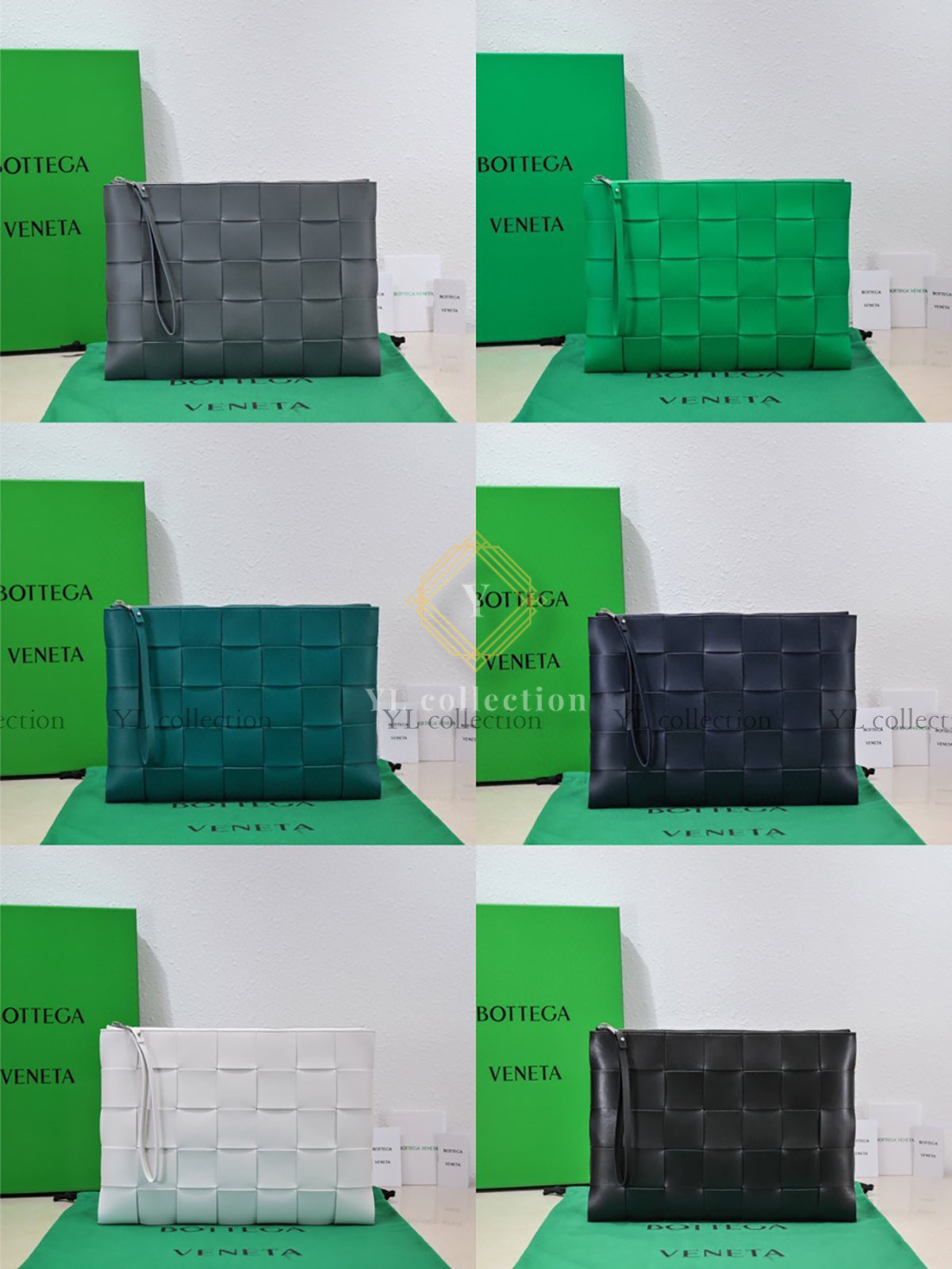 보테가베네타 인트레치아토 위빙 클러치