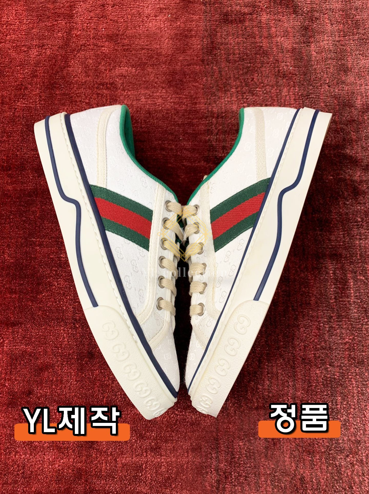 구찌 테니스 1977 GG 스니커즈