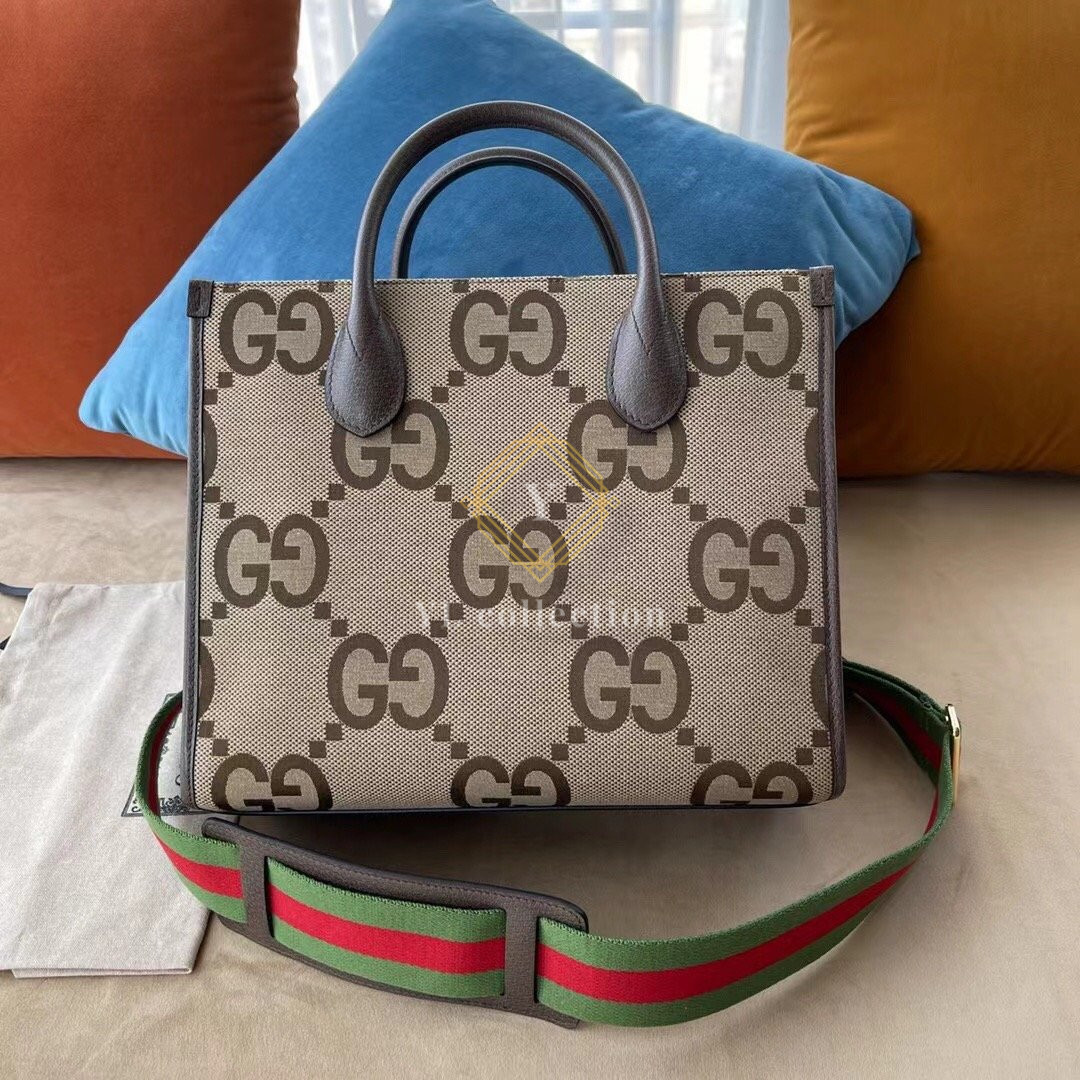 구찌 점보 GG 토트백