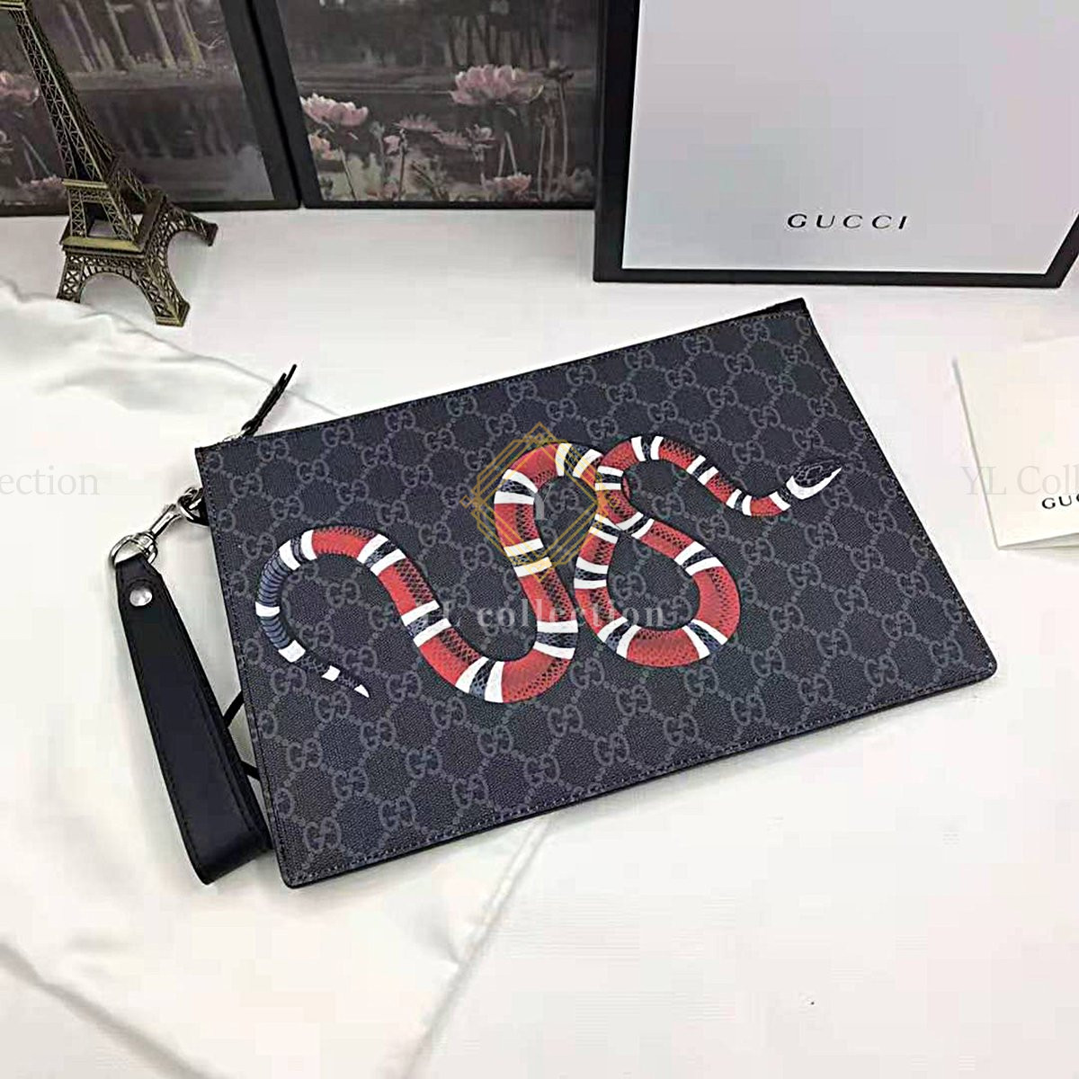 구찌 킹 스네이크 GG 클러치