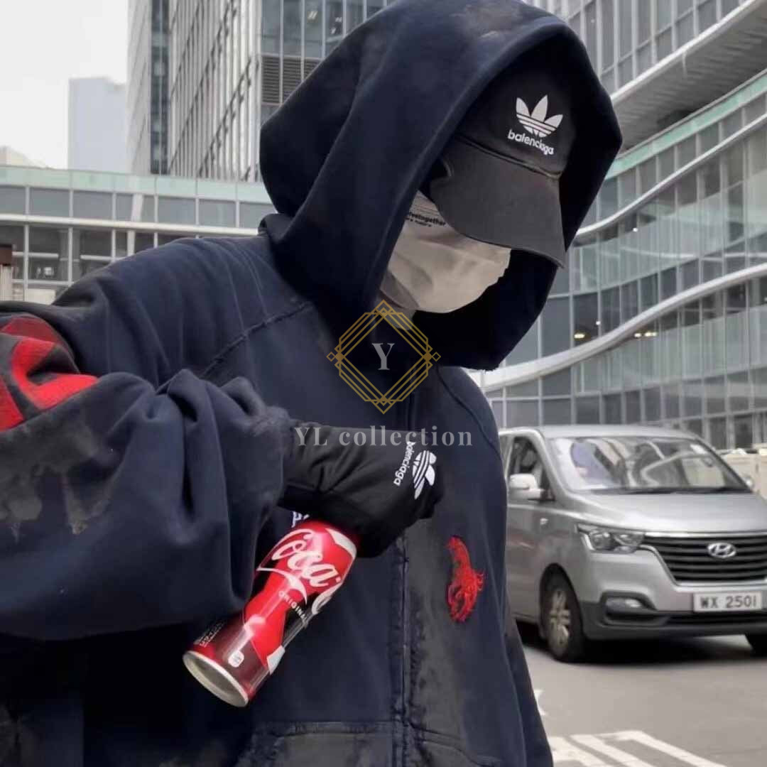 발렌시아가 x 아디다스 콜라보 캡 모자