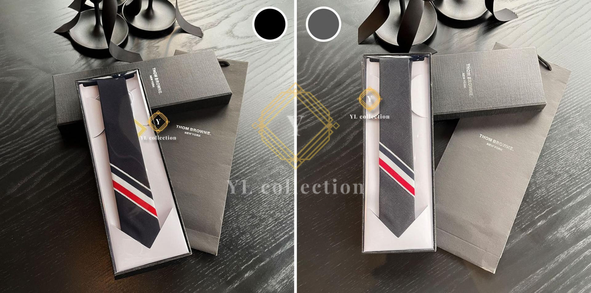 톰브라운 사선 넥타이