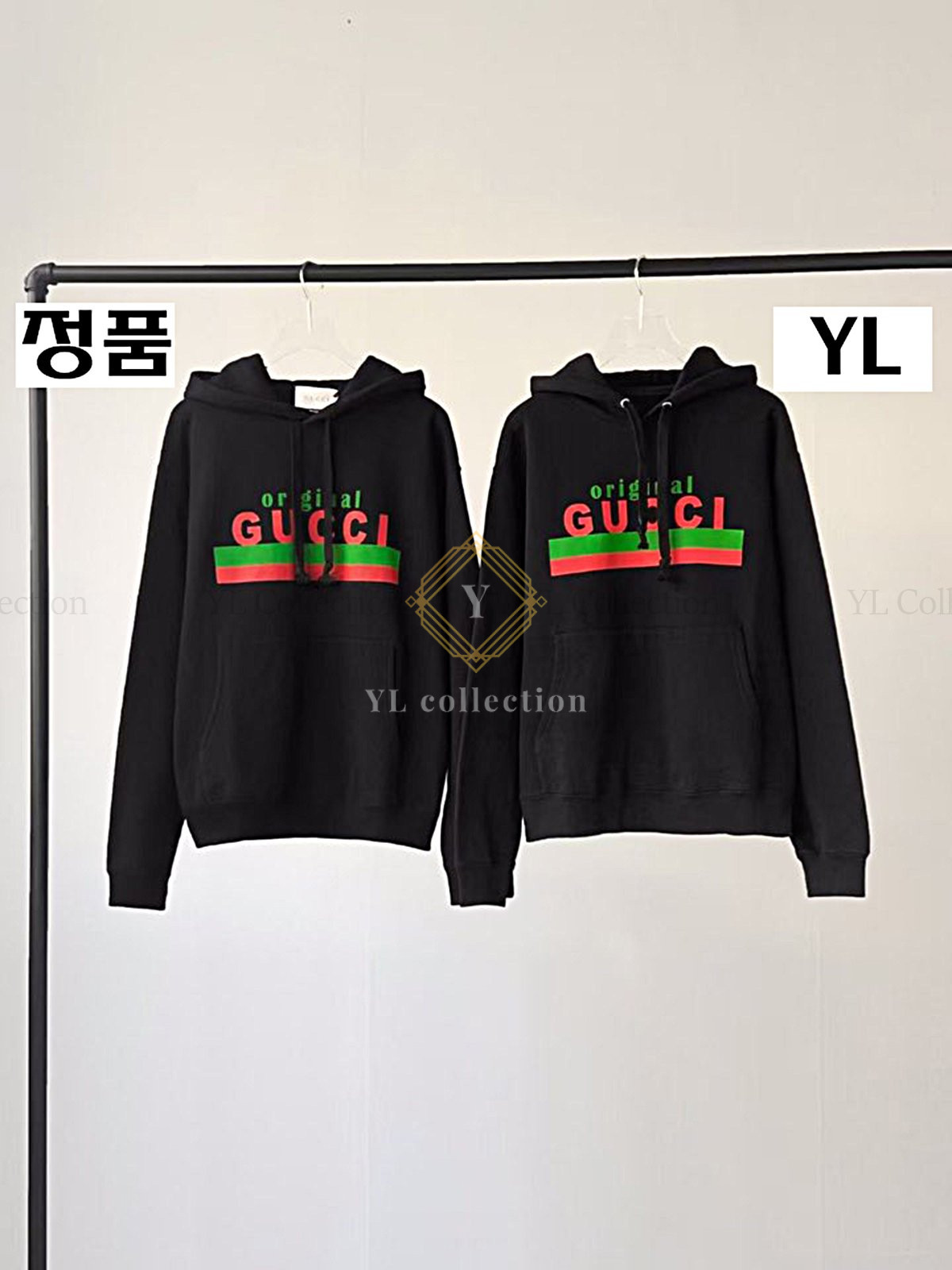 오리지널 프린트 후드 티셔츠