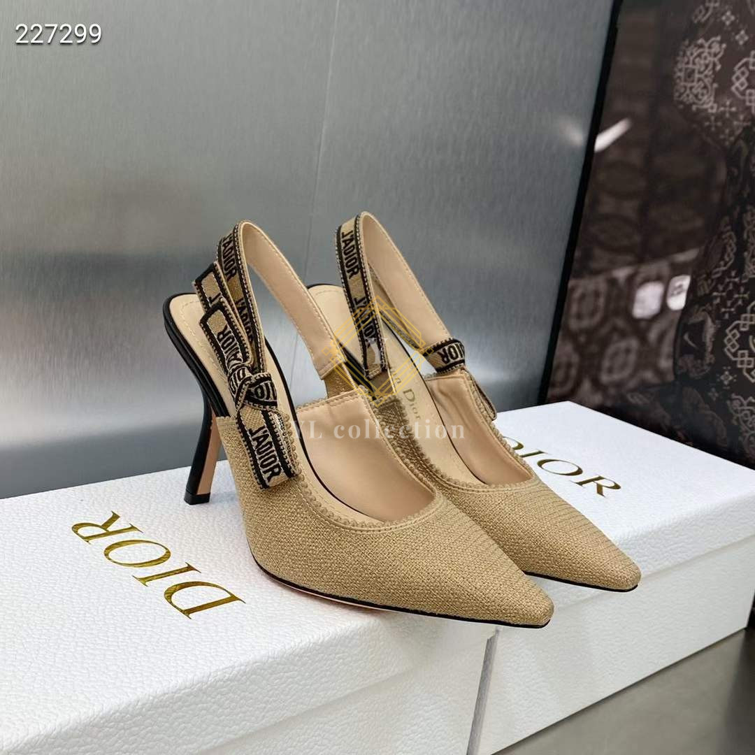 디올 슬링백 펌프스 누드