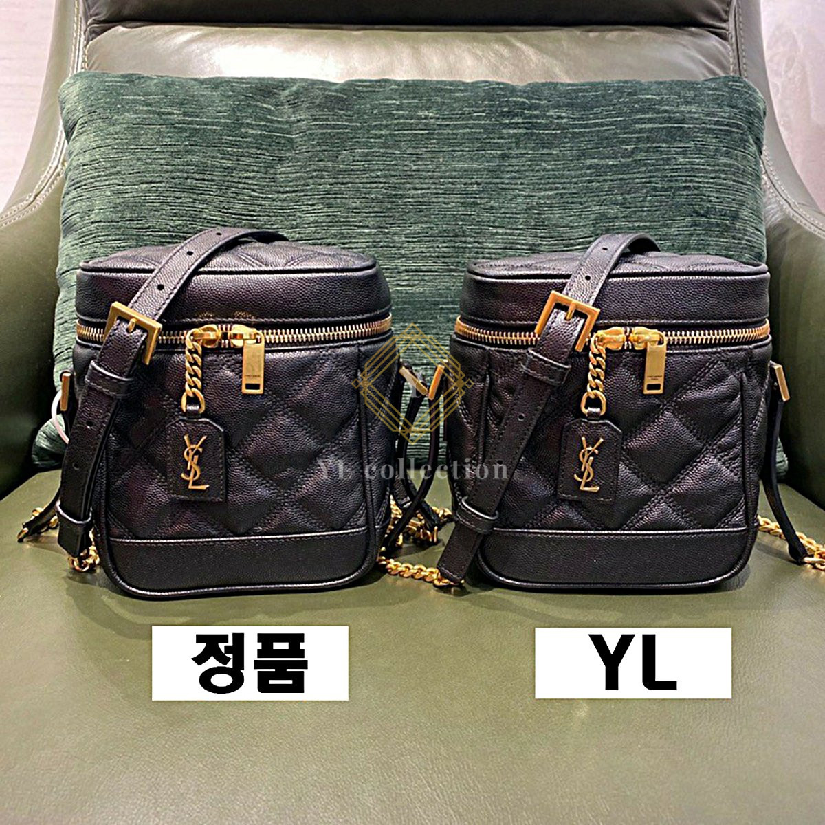 입생로랑 80s 퀄팅 까레 베니티 숄더백