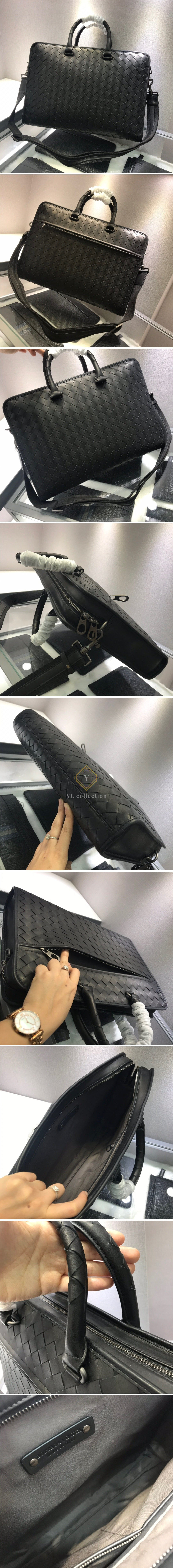 보테가베네타 인트레치아토 브리프케이스