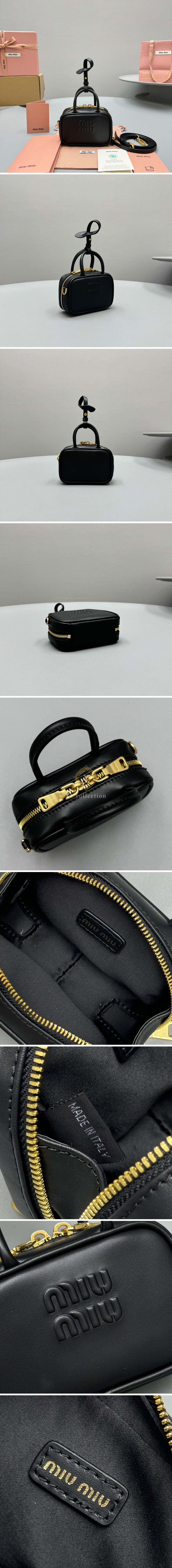 미우미우 마이크로 레더 숄더백