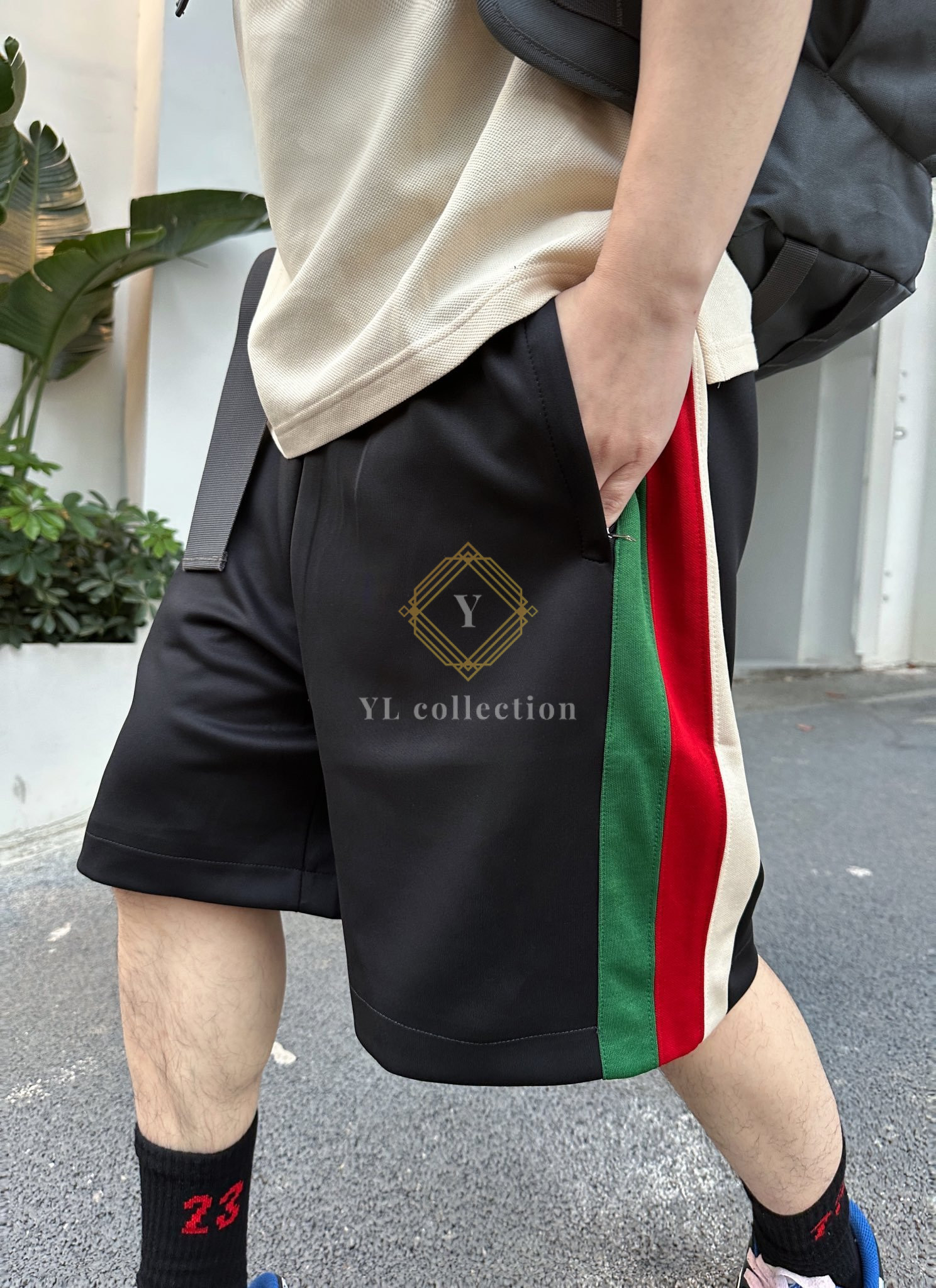 인터로킹 G 배스킷볼 반바지