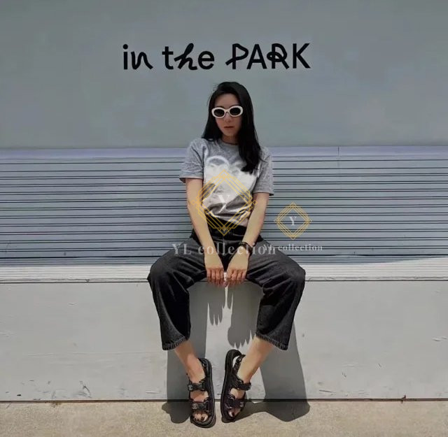 샤넬 CC로고 벨크로 샌들