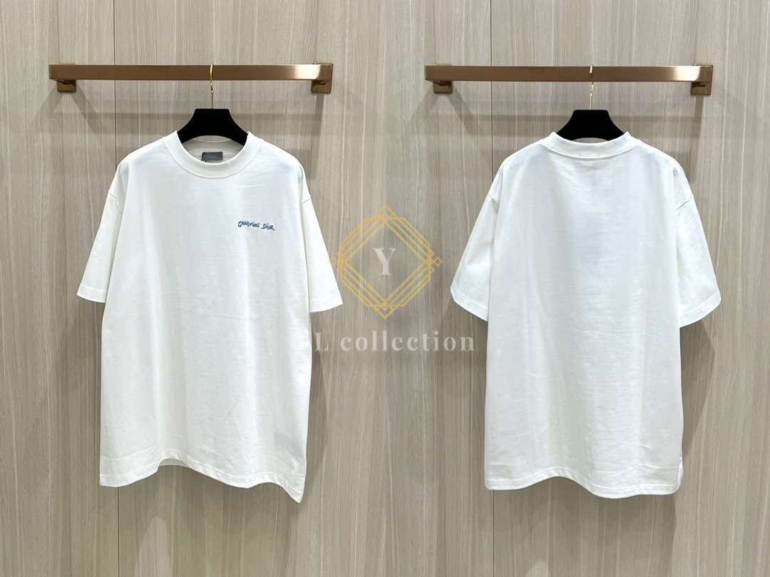 디올 태그 캐주얼핏 티셔츠