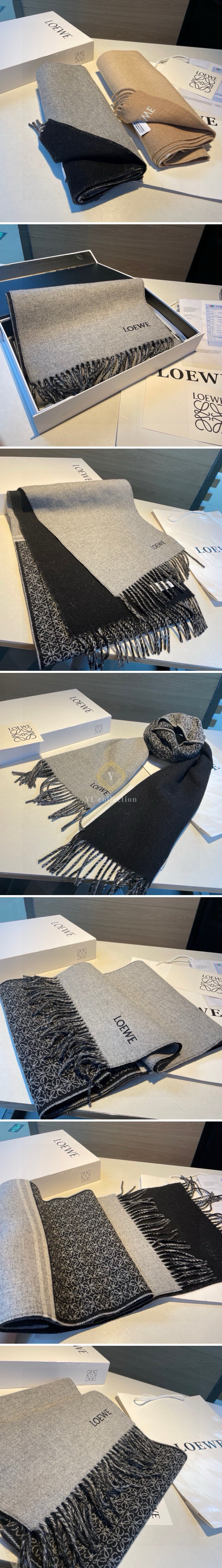 로에베 울&캐시미어 스카프