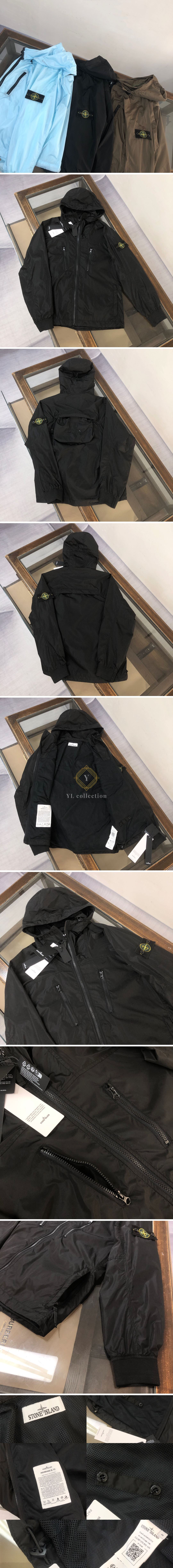 스톤아일랜드 패커블 스킨 터치 TC자켓