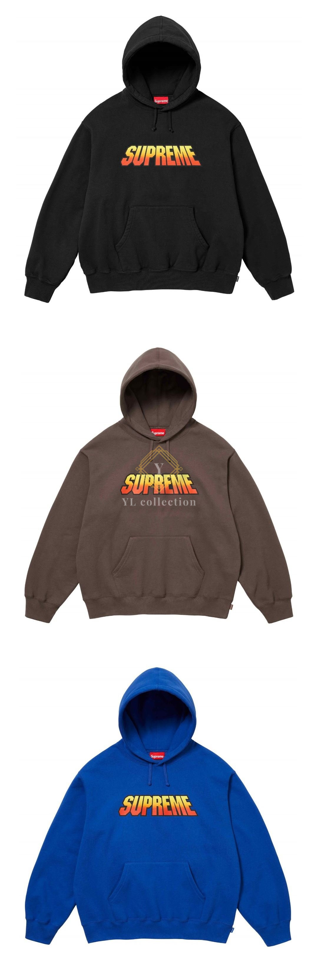 슈프림 그라디언트 후드티