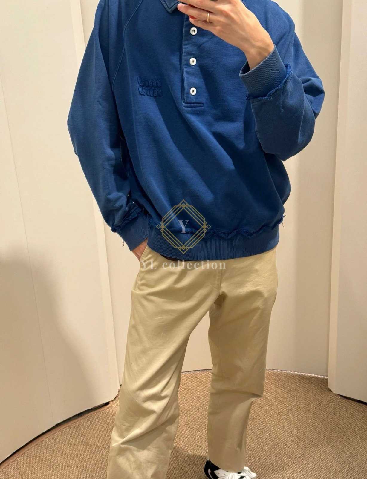 미우미우 가먼트 폴로스웻셔츠