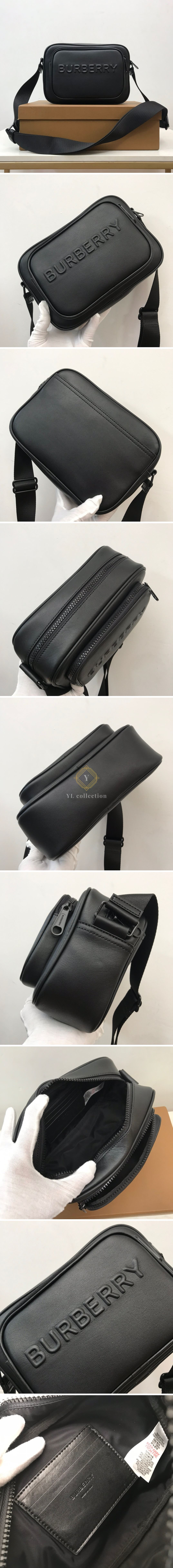 버버리 2024 맨즈 디보시드 로고 레더 크로스백