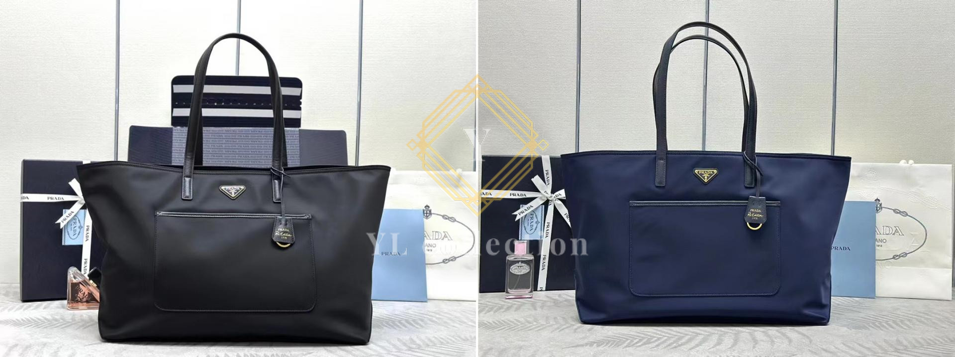 프라다 리에디션 1978 라지 토트백