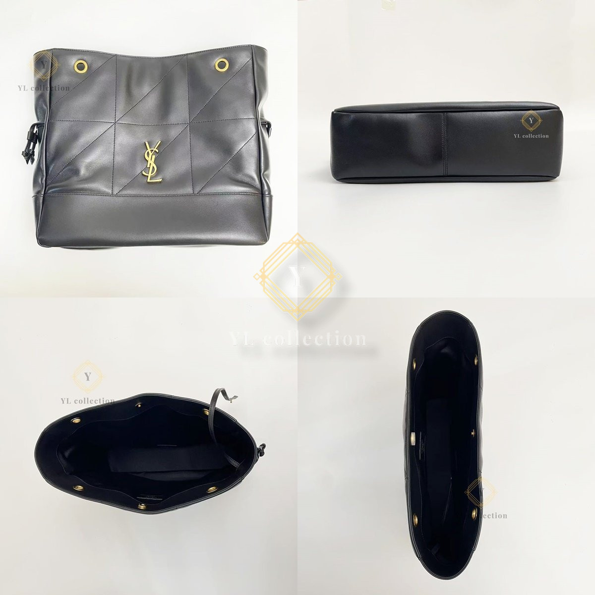 생로랑 램스킨 JAMIE 토트백