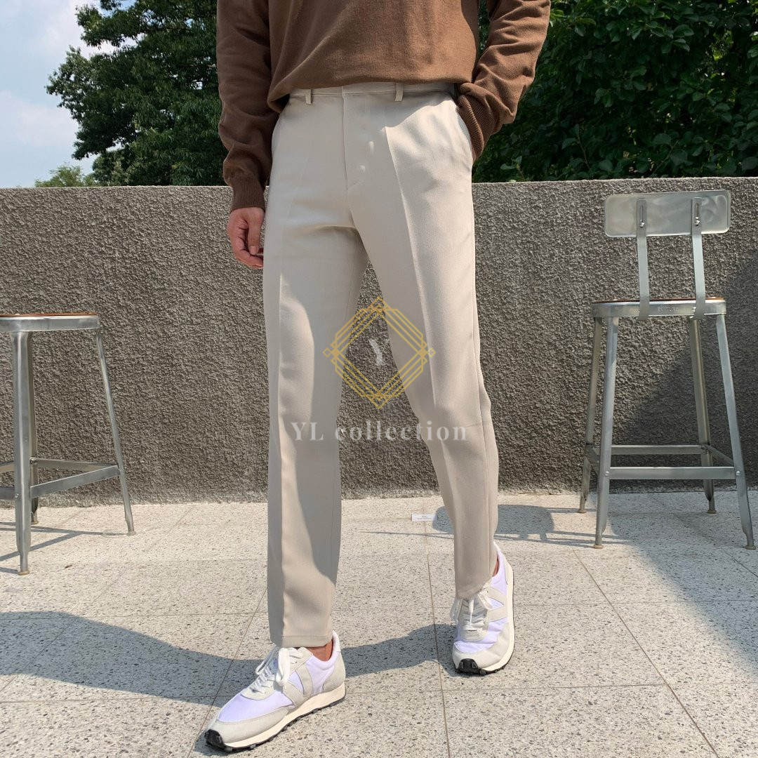 클래식 세미와이드 슬랙스