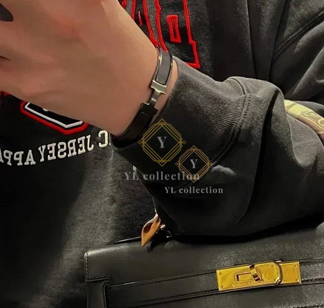 에르메스 남성 클릭아슈 H 브레이슬릿 블랙