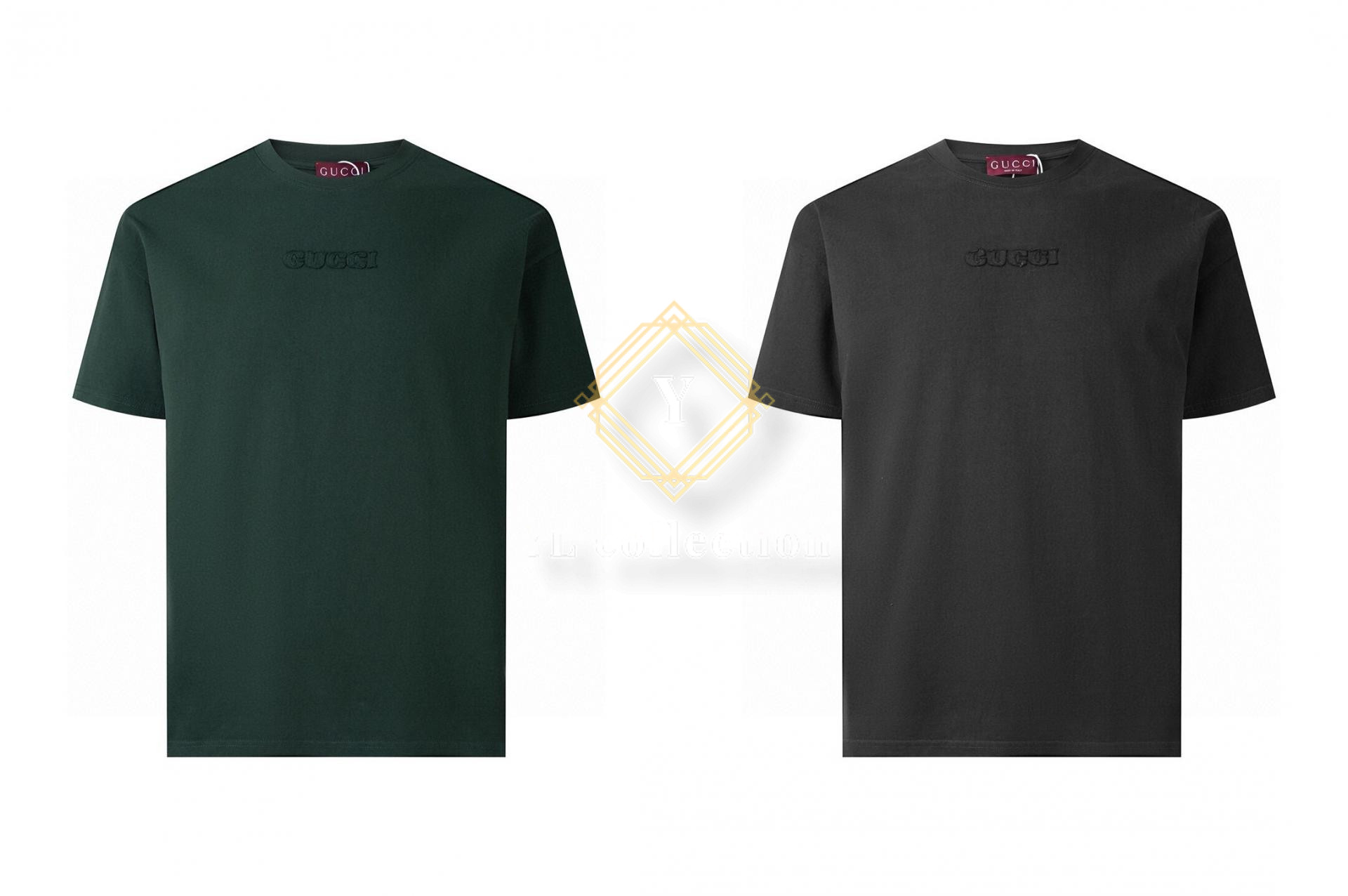 구찌 자수 코튼 저지 반팔 티셔츠