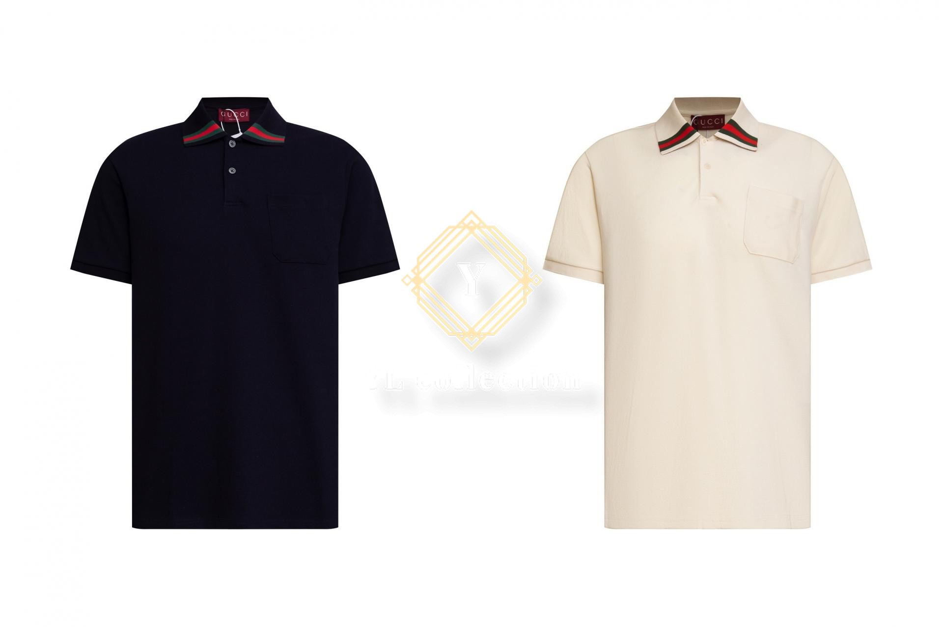 구찌 코튼 폴로 셔츠 웹 반팔티