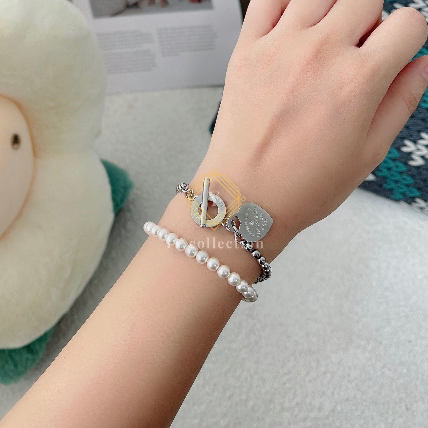 티파니앤코 리턴 투 티파니 랩 비드 팔찌