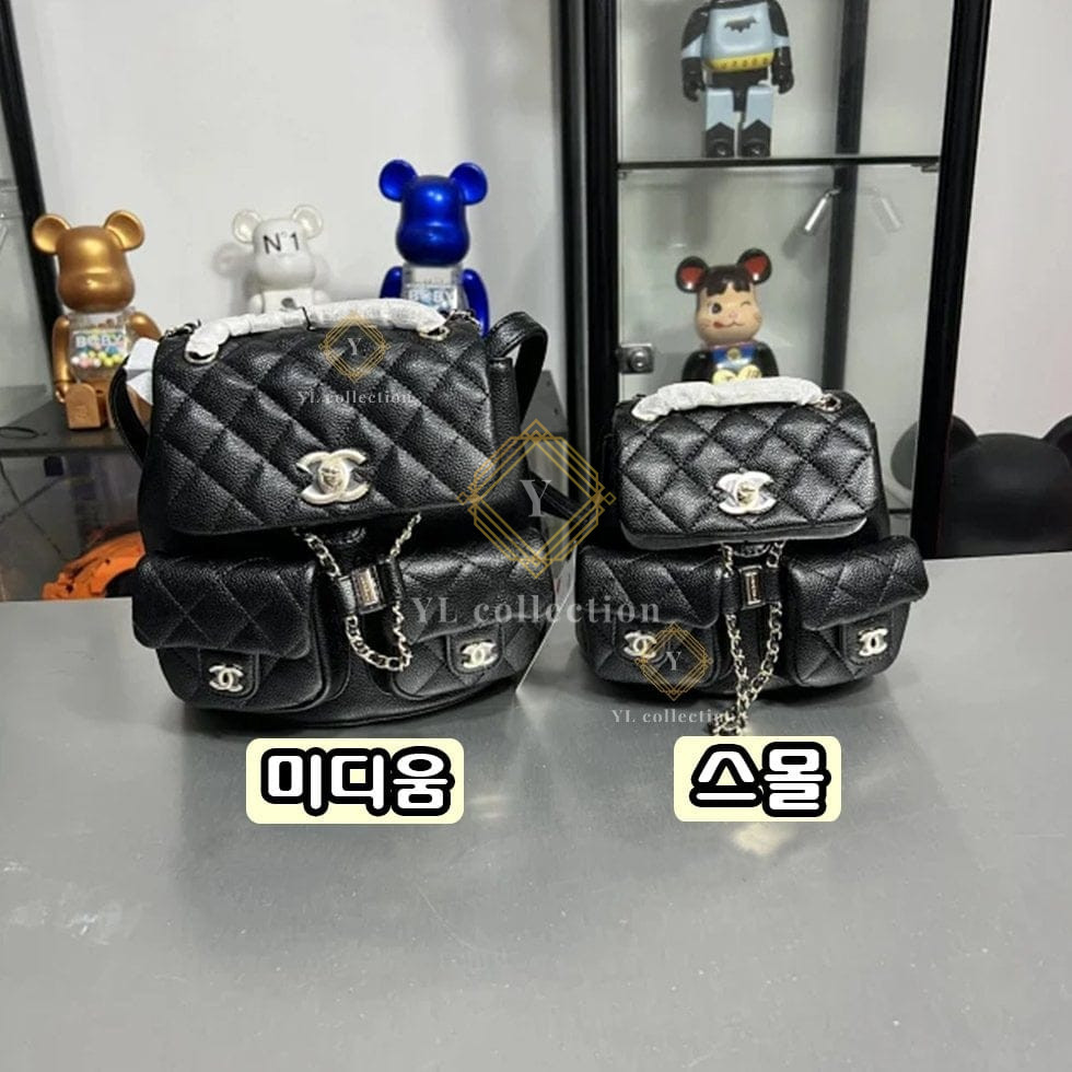 샤넬 듀마 투포켓 백팩 스몰 / 미디움