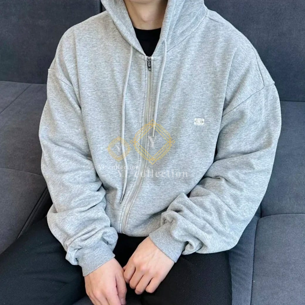 셀린느 루즈 트리오페 후드 집업 자켓