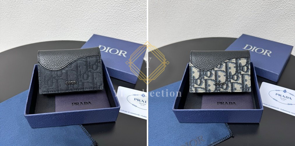 디올 새들 오블리크 카드지갑