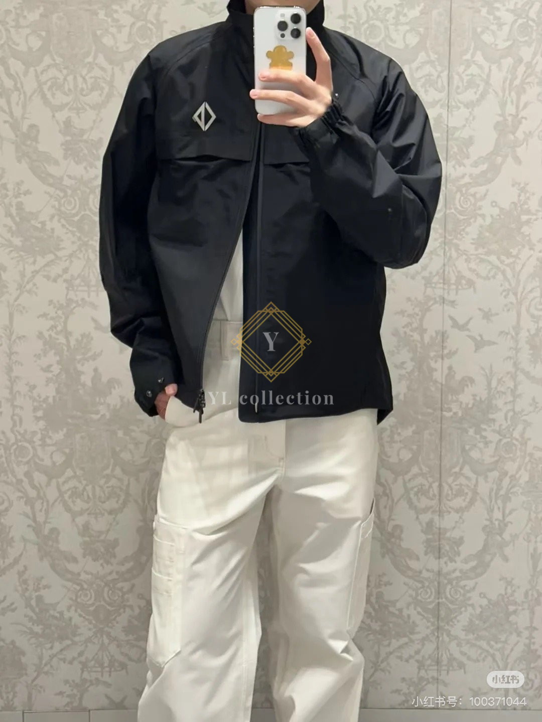 디올 CD 다이아몬드 블루종 재킷