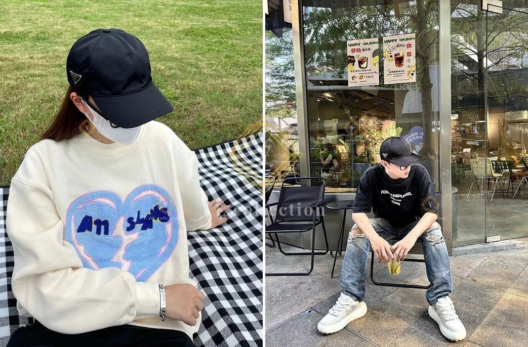 프라다 사이즈 삼각로고 리나일론 볼캡