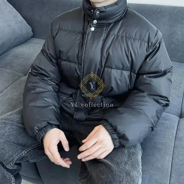 알렉산더맥퀸 맥퀸 로고 프린트 칼라 자켓