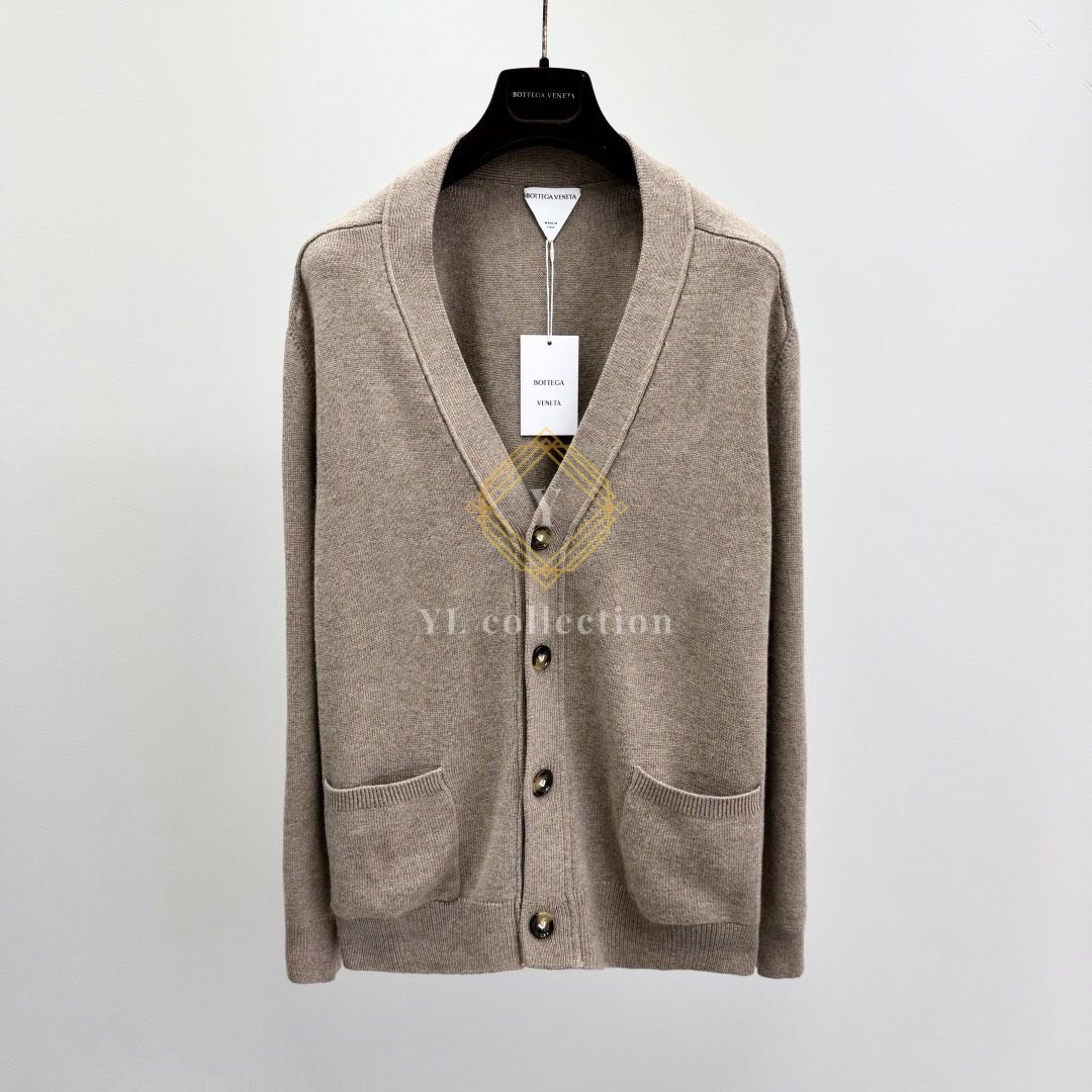 보테가베네타 베이지 블렌드 가디건 자켓