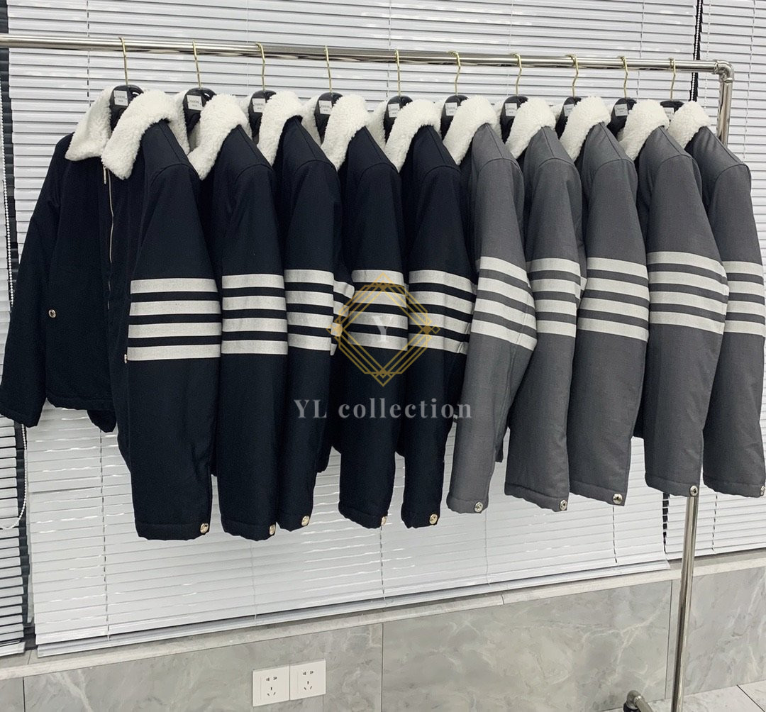 톰브라운 4바 시어링 안감 플라이트 재킷