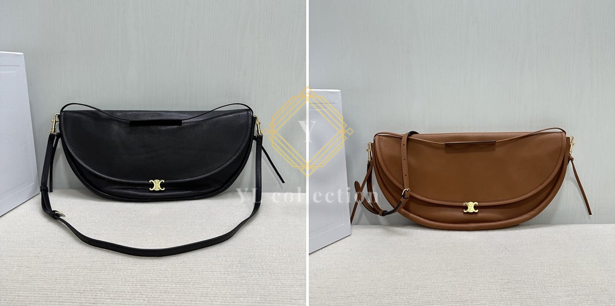 셀린느 하프문 소프트 트리옹프 백