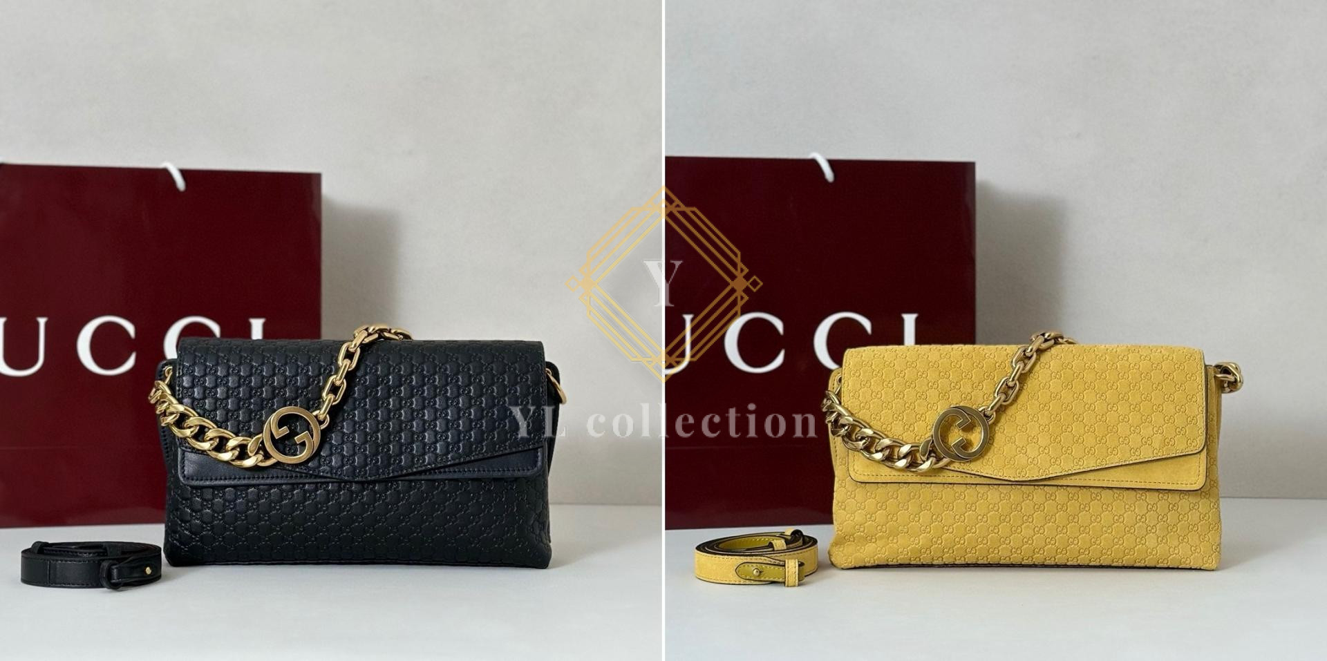 구찌 체인 미디엄 숄더백