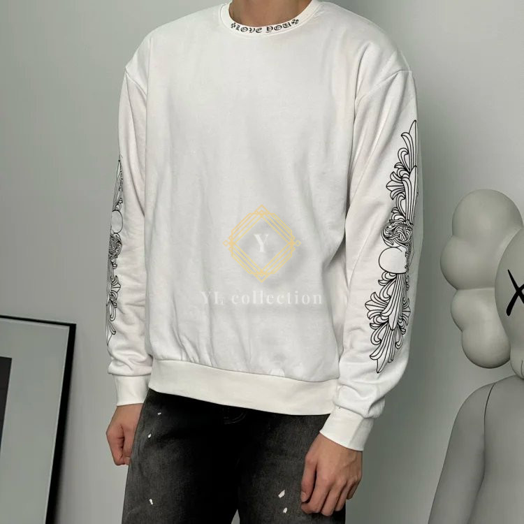 크롬하츠 러브 유 크루넥 스웨트셔츠