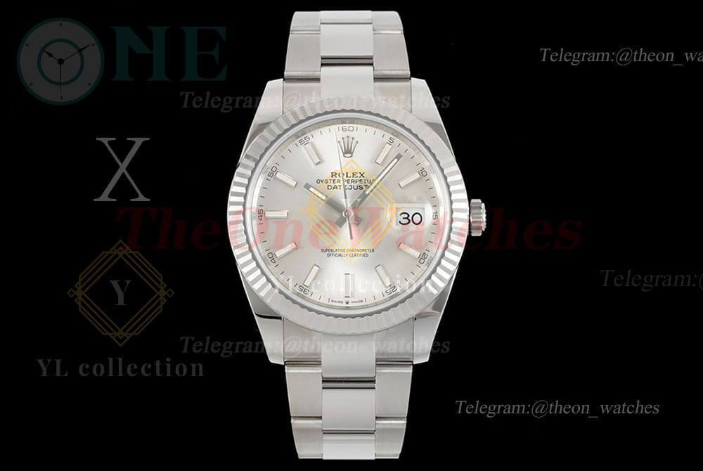 로렉스 데이저스트 41 실버 다이얼