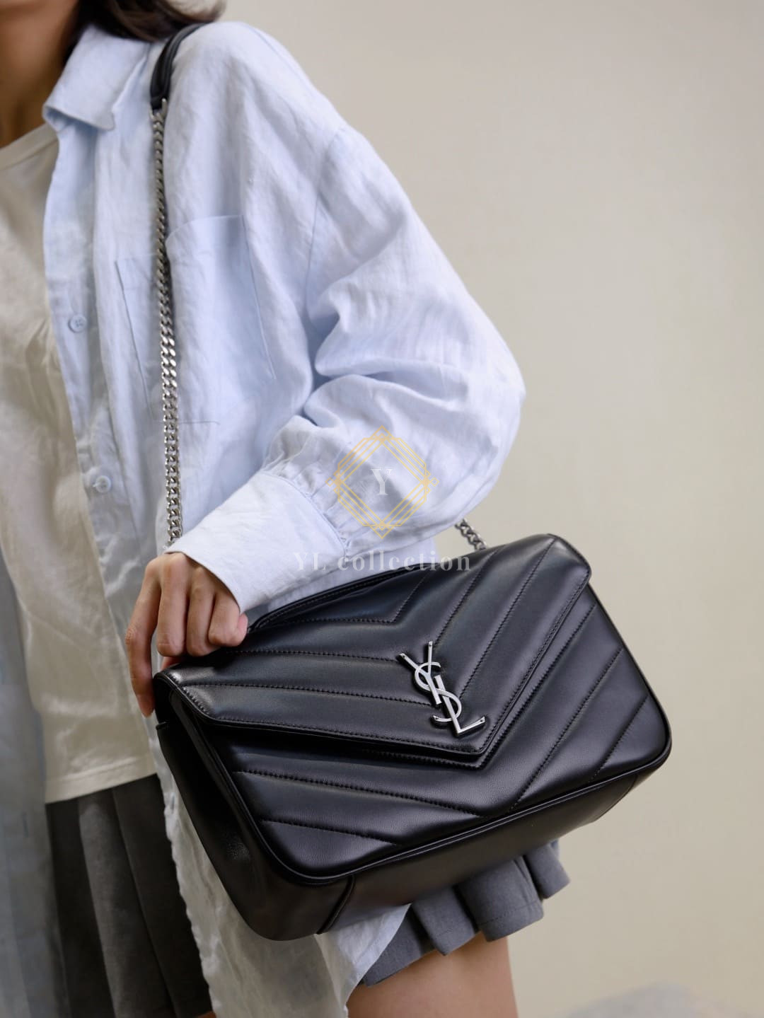 생로랑 루루 미디엄 숄더백