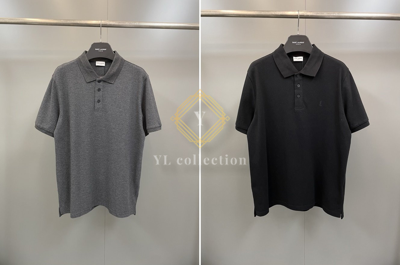 생로랑 피케 위브 폴로 셔츠