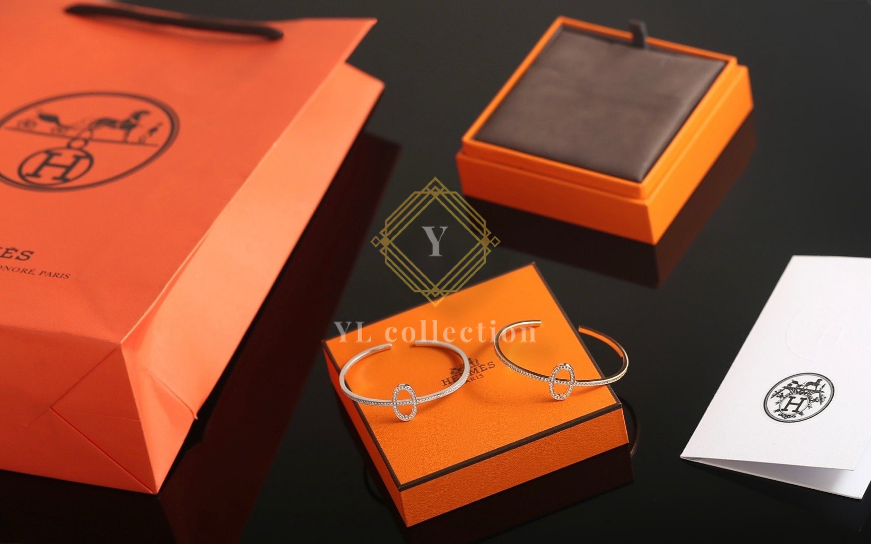 에르메스 Chaine d'ancre Contour 브레이슬릿, 미디엄