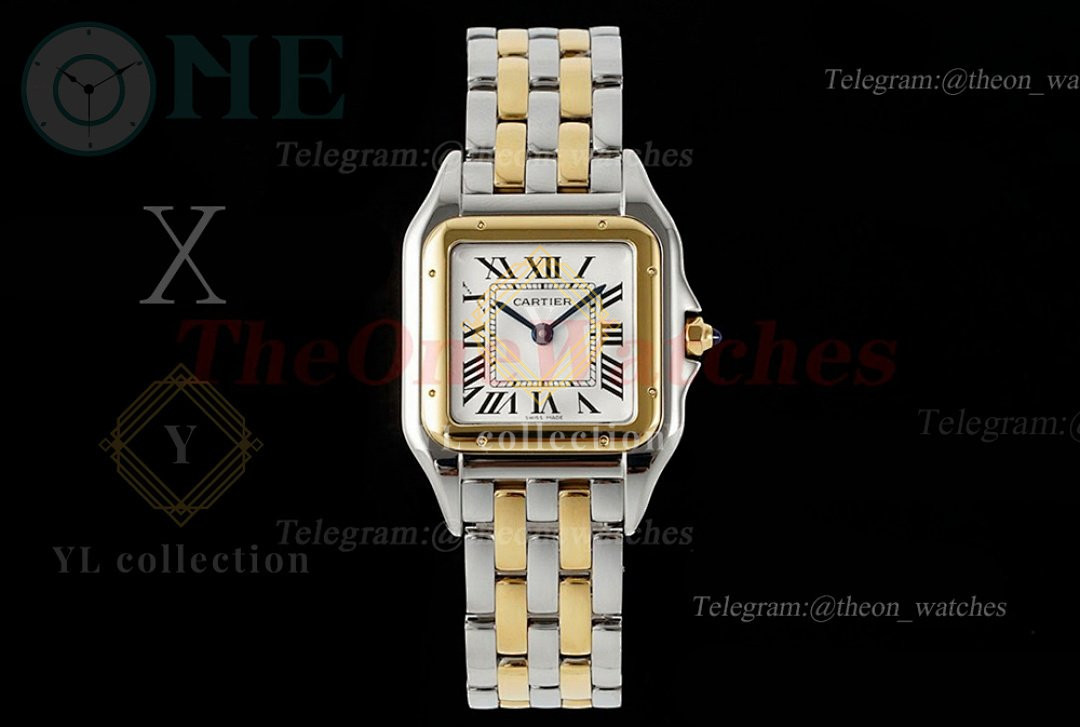 까르띠에 팬더 드 까르띠에 워치 미디엄 옐로우 골드