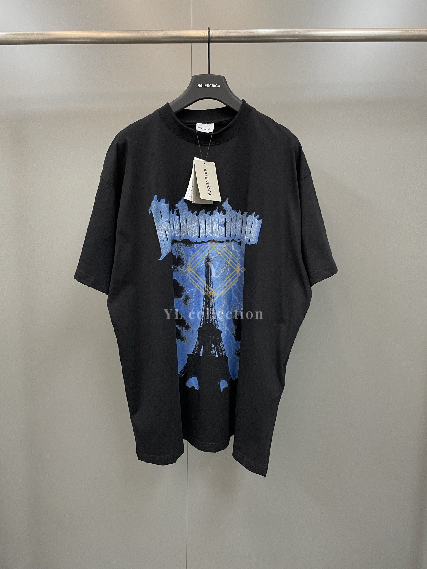 발렌시아가 파리 선더스톰 반팔 티셔츠