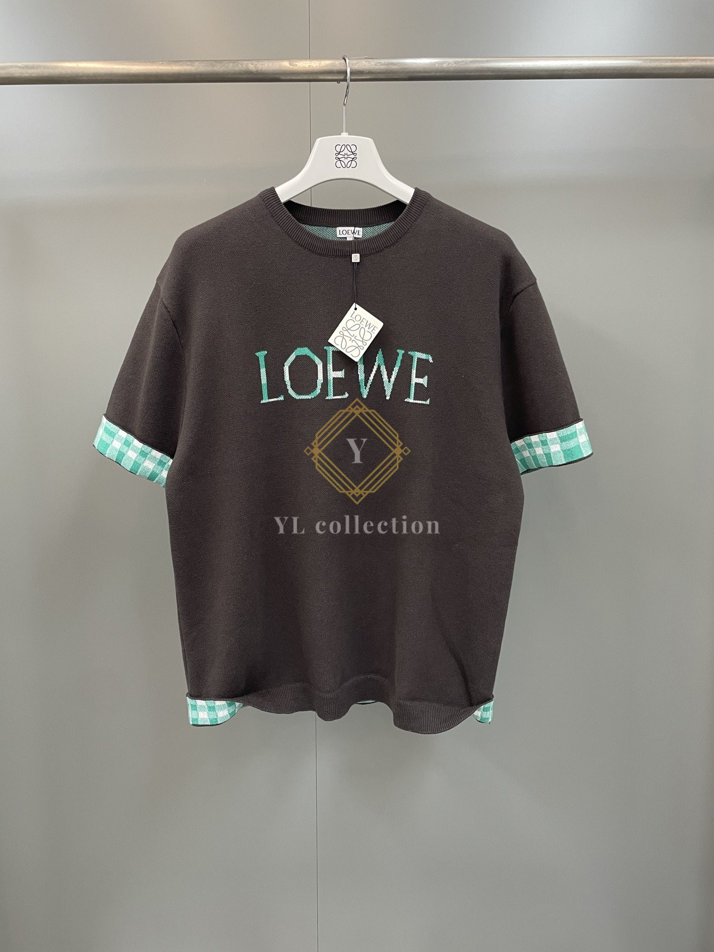 로에베 울 코튼 티셔츠