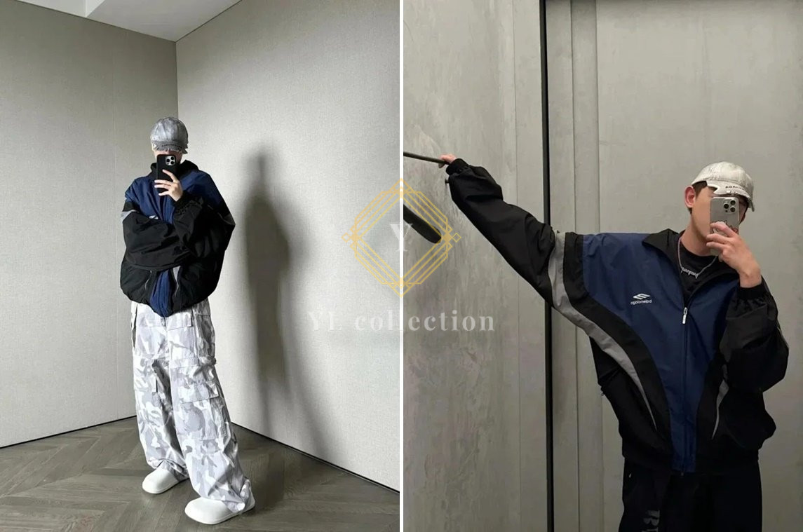 발렌시아가 3B 스포츠 아이콘 트랙수트 재킷