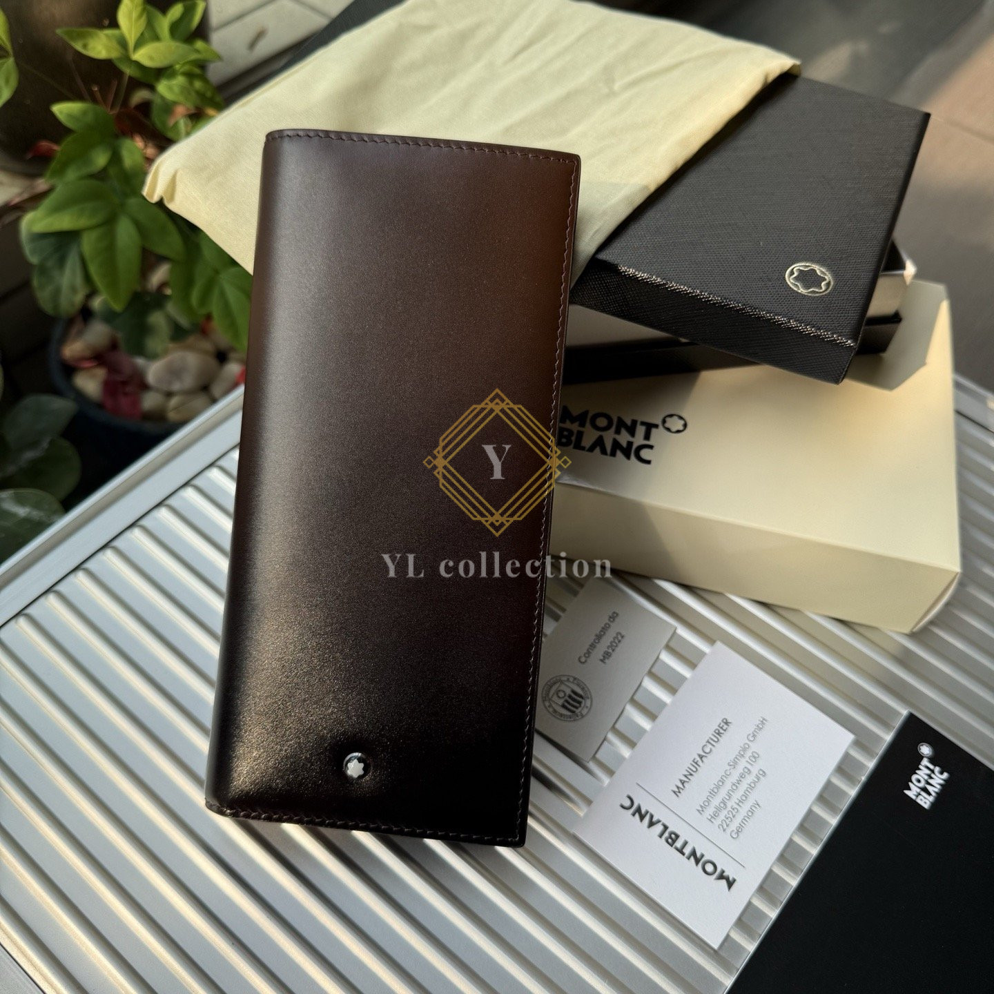 몽블랑 마이스터스튁 지퍼 포켓 14cc 장지갑