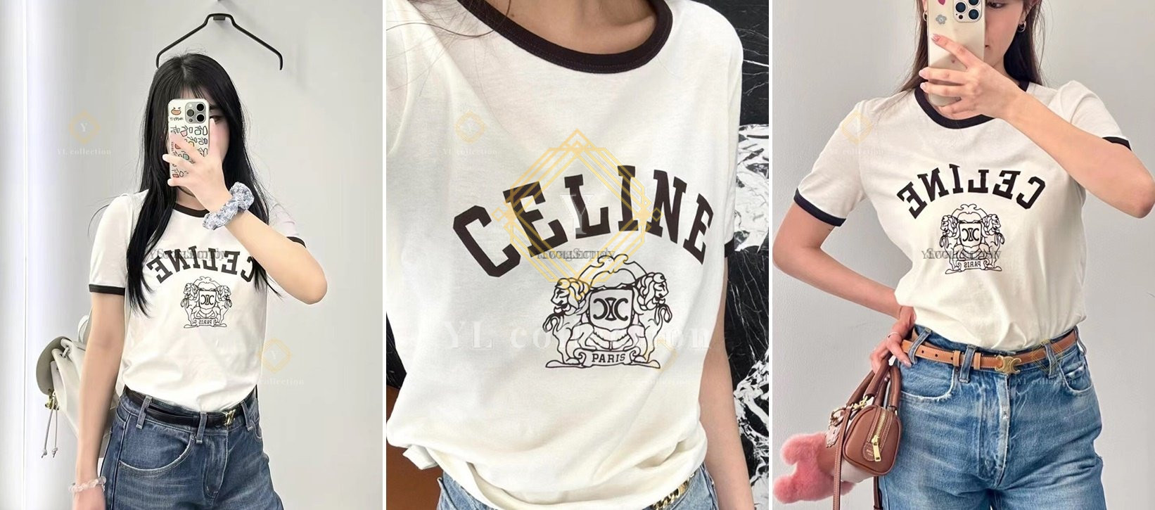 셀린느 블라종 70's 코튼 저지 티셔츠