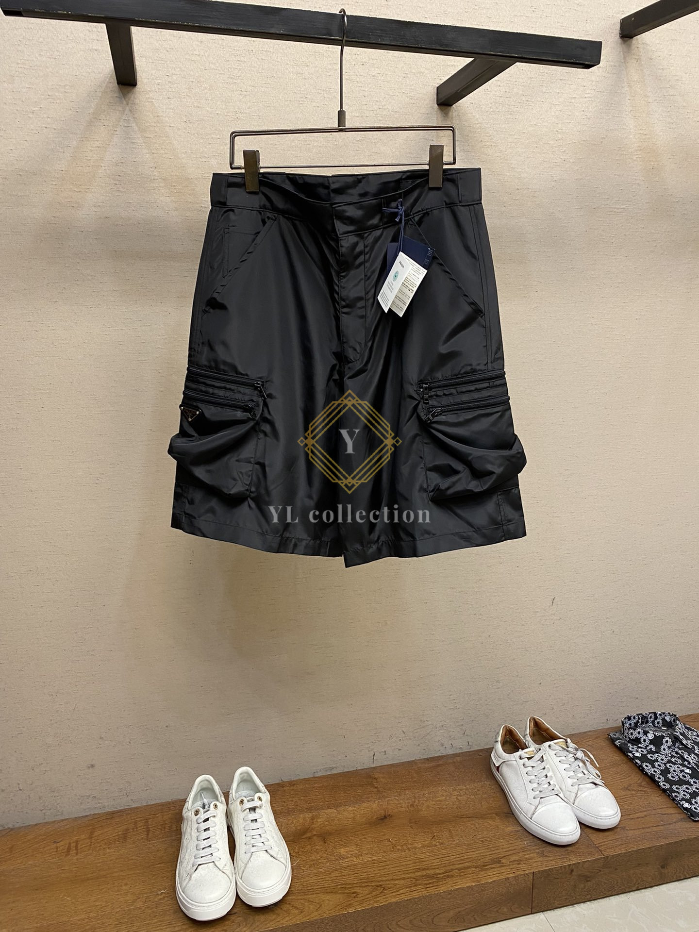 프라다 리나일론 버뮤다 팬츠